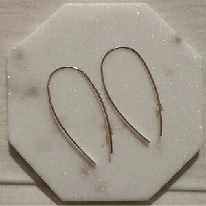 Gold Minimalist Threader Earrings